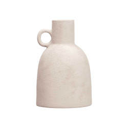 VASO GIARA 25CM BIANCO 
