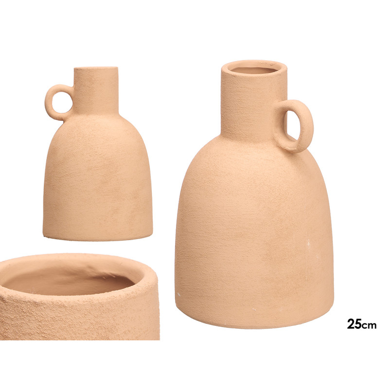 VASO GIARA 25CM TERRA 