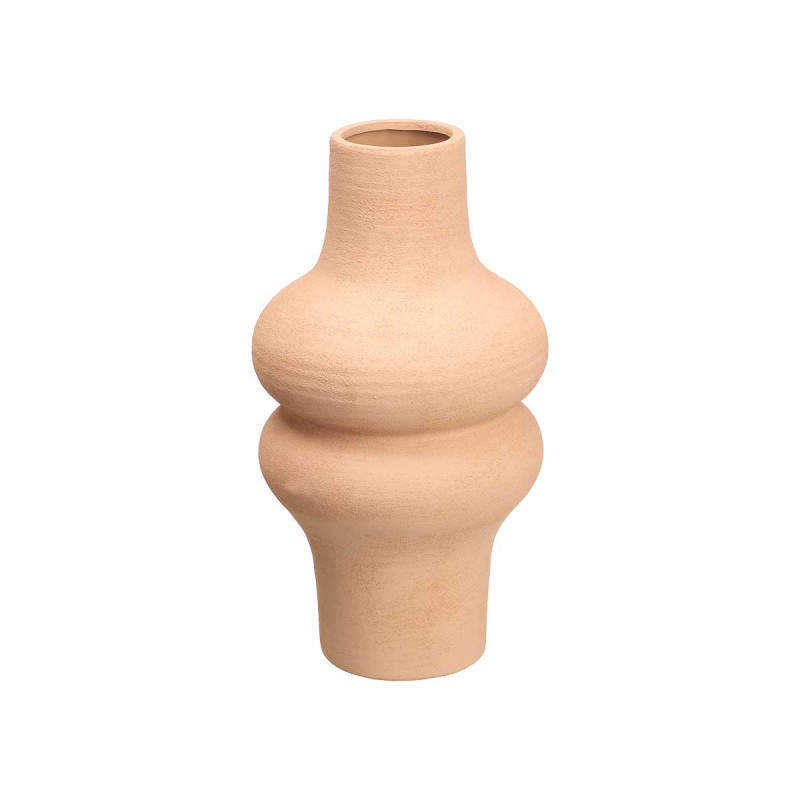 CURVES VASE 34CM EARTH