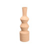 GEOMETRICAL VASE 60CM EARTH