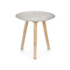 MESA MADEIRA DECORAÇÃO MANDALA 40CM 