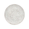 WOODEN TABLE WITH SPIRAL DECORATION 40CM 