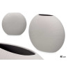 VASO CERAMICA CIRCOLARE 40CM GRIGIO 