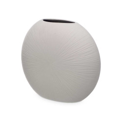 CERAMIC VASE CIRCULAR 40CM GREY