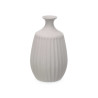 JARRON CERAMICA CUELLO ESTRECHO 31CM GRIS