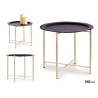 SMALL BLACK SIDE TABLE