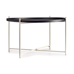 BLACK ROUND TABLE