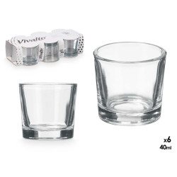 SET 6 VASOS CHUPITO 40ML 