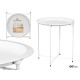 TABLE RON PLIANTE BLANCHE