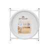 WHITE ROUND FOLDING TABLE