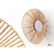 MIROIR 43CM OVALE CORDE