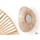 MIROIR 55CM OVALE CORDE