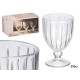 CALICE VINO RIGHE 310ML TRASPARENTE