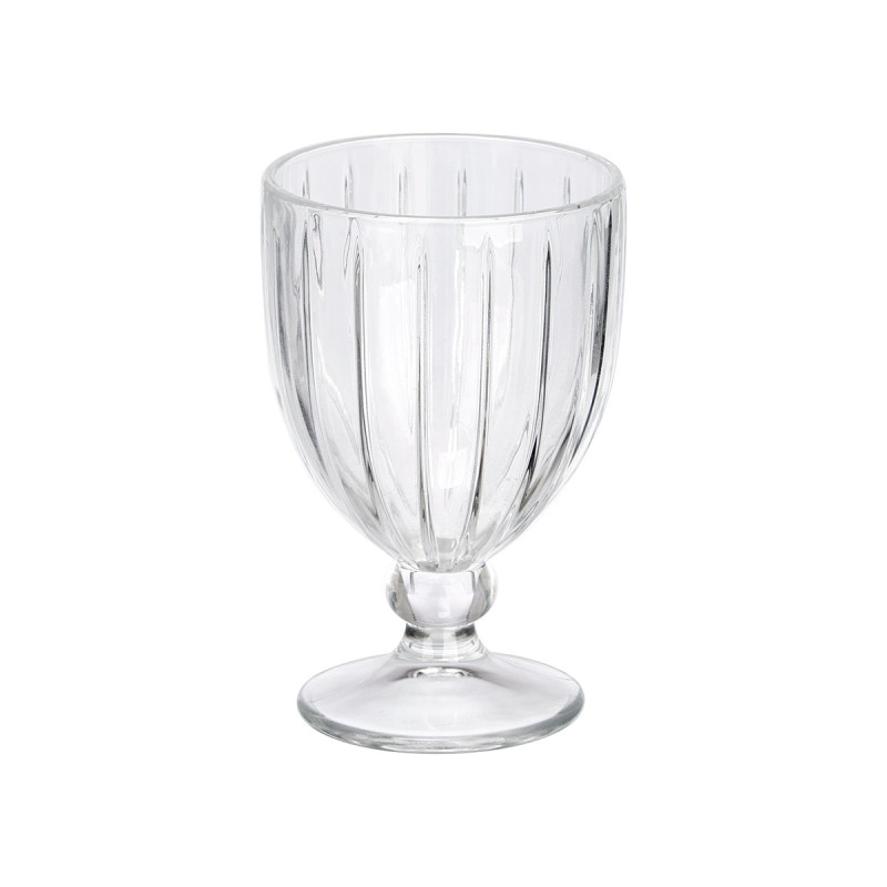 COUPE À VIN RAYURES 310ML TRANSPARENT