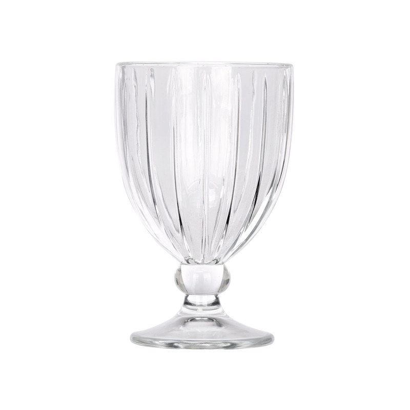 COPA VINO RAYAS 310ML TRANSPARENTE