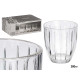 BICCHIERE ACQUA RIGHE 330MLTRASPARENTE