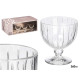 COPPA GELATO RIGHE 350ML TRASPARENTE