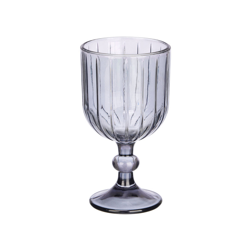 CALICE VINO RIGHE 380ML FUMO