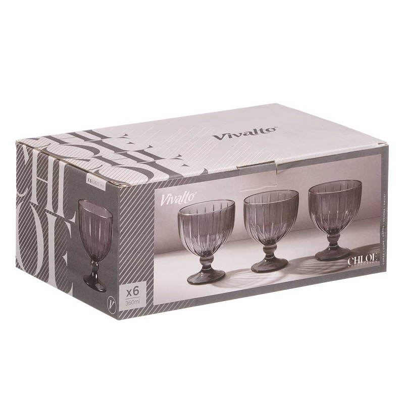 350ML SMOKY STRIPED ICE CREAM CUP