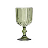 COPA VINO RAYAS 380ML VERDE