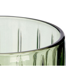 COUPE À VIN RAYURES 310ML VERT
