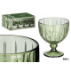 COPPA GELATO RIGHE 350ML VERDE