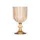 COUPE À VIN RAYURES 380ML AMBRE