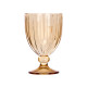 COUPE À VIN RAYURES 310ML AMBRE