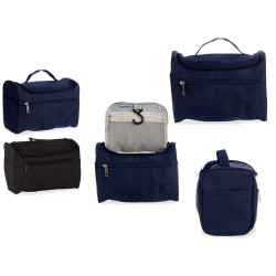 NECESSAIRE VIAGGIO PORTATILE ASS NERO BLU