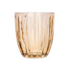 BICCHIERE ACQUA RIGHE 330ML AMBRA