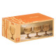 350ML AMBER STRIPED ICE CREAM CUP