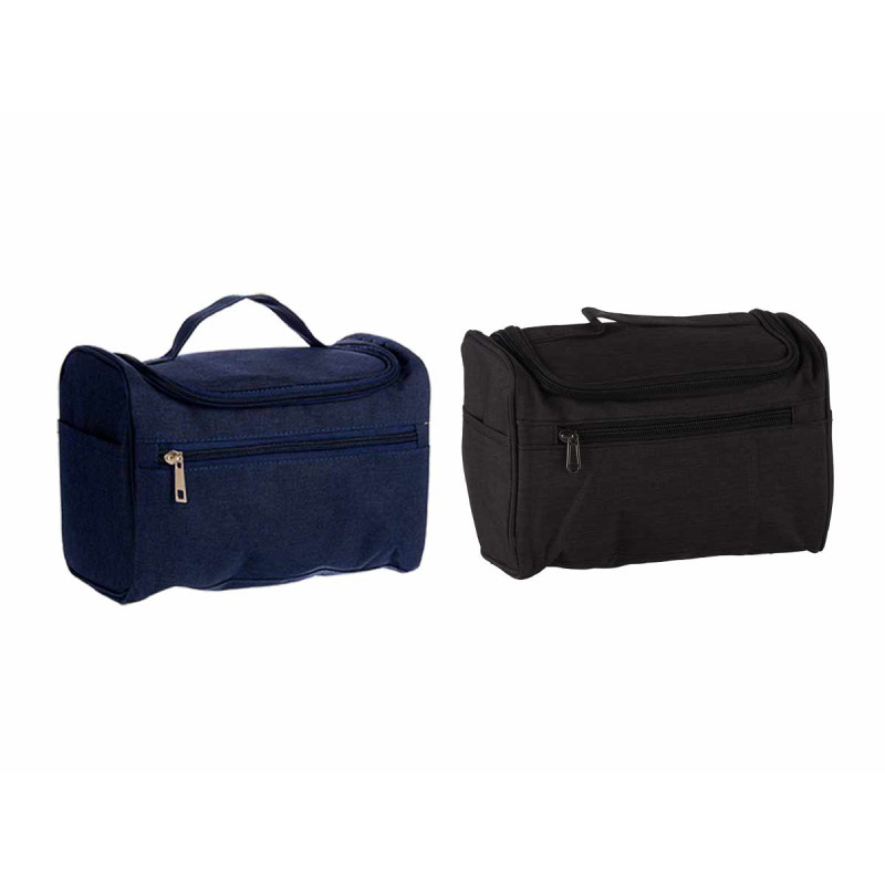 NECESSAIRE VIAGGIO PORTATILE ASS NERO BLU
