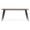 TABLE DE CENTRE EFFET BOIS