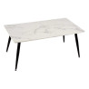MESA DE CENTRO EFECTO MARMOL BLANCO