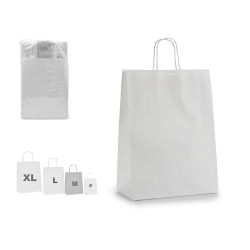 BOLSA PAPEL BLANCO MED