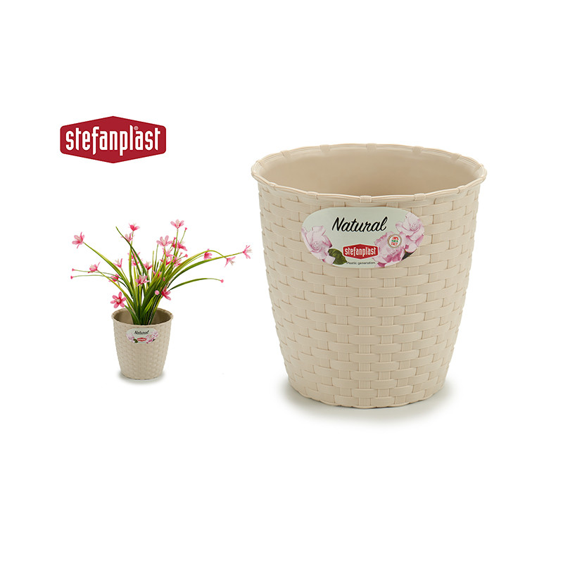 VASO NATURALE INTER/ESTER 14 DIAM BEIGE 