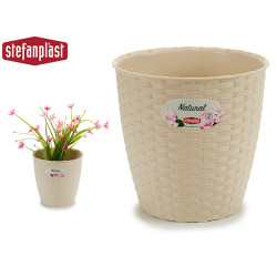 POT DE FLEURS NATUREL INTER/EXTER 19 BEIGE
