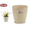 POT INTERNAL/EXTERNAL 19 DIAM BEIGE