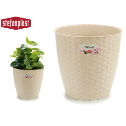 VASO NATURAL INTERIOR/EXTERIOR 24 DIAM BEGE 