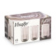 VERRE BOISSONS RAFRAÎCHISSANTES GRIS 430 ML
