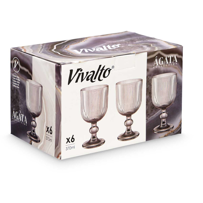 CALICE VINHO CINZENTO 370 ML