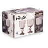 COUPE À VIN ROUGE COULEUR GRISE 370 ML