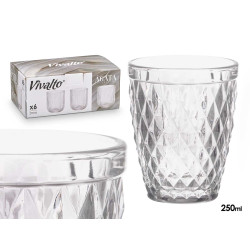 COPO DIAMANTE TRANSPARENTE 250 ML