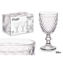 COUPE DIAMANT TRANSPARENT 220ML