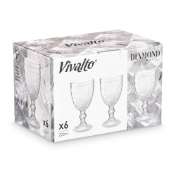 CALICE DIAMANTE TRANSPARENTE 220ML