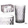 BICCHIERE DIAMANTE GRIGIO 370 ML