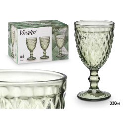 GREEN DIAMOND GLASS 310 ML