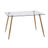 SET TAVOLO DAVI 4 SEDIE NERE