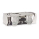 CONJ 4 CHÁVENAS VIDRO PARA CAFÉ COM ASA 80ML