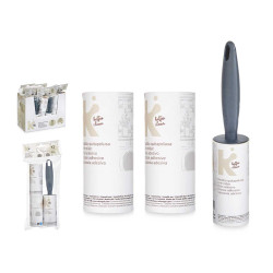 SET ROULEAU ANTI-PELUCHE, 2 REMPLAC. 15 FEUILLES